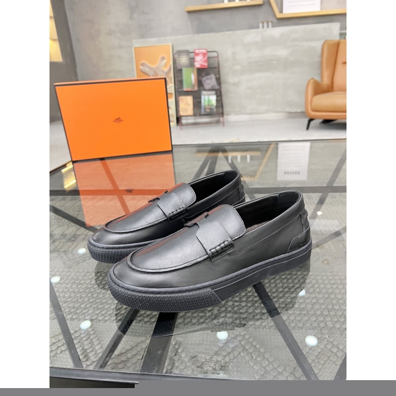 H**mes leather shoes